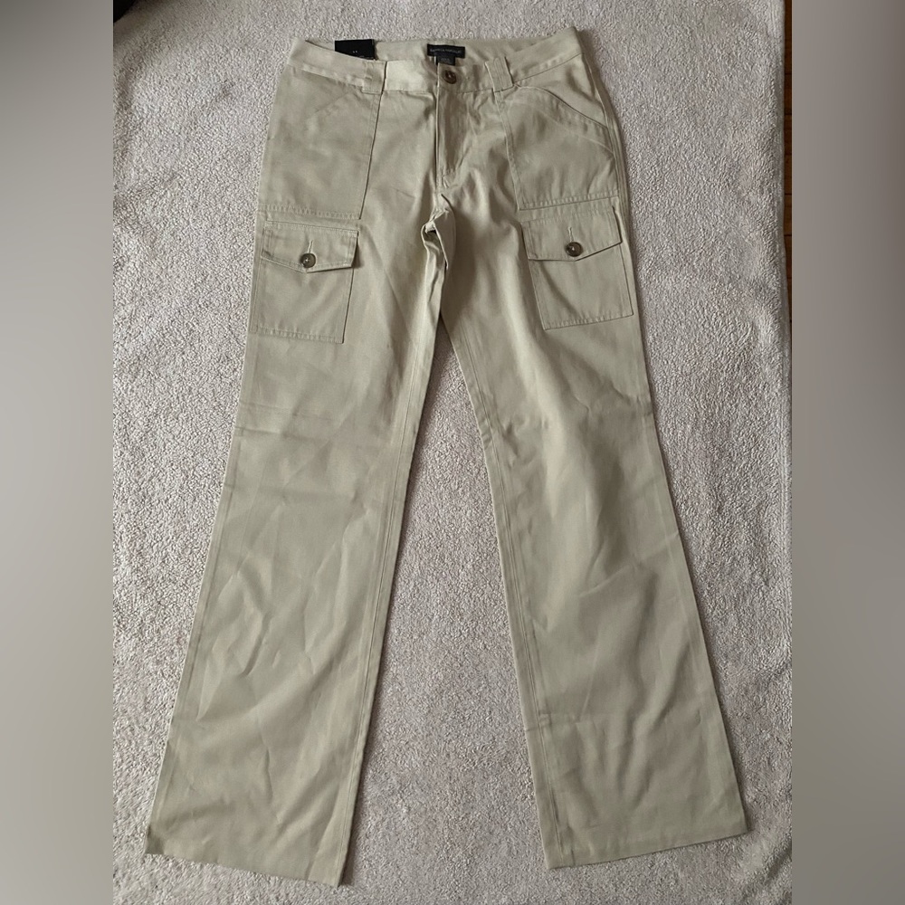 Banana Republic Tan Cargo Pants Straight Leg Cotton